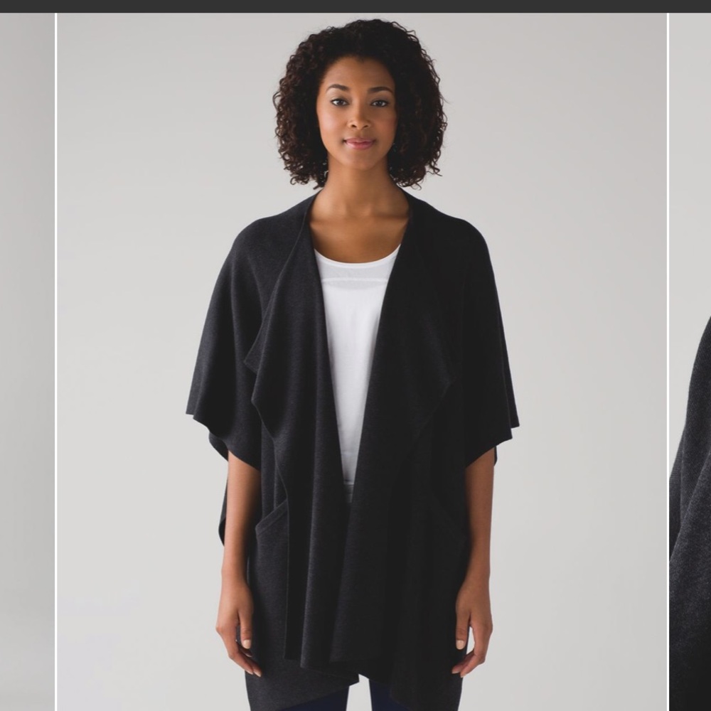 Lululemon After Asana Wrap black